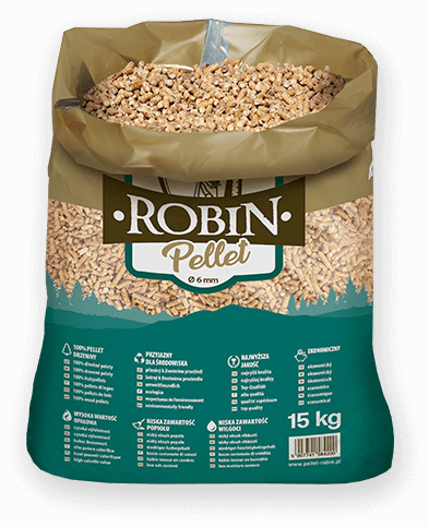 worek pelletu opałowego Robin do kupienia w Cedyni lub sklepie internetowym